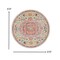 Homeroots 5 ft. Round Ivory & Pink Medallion Area Rug 385591 - alternate 2